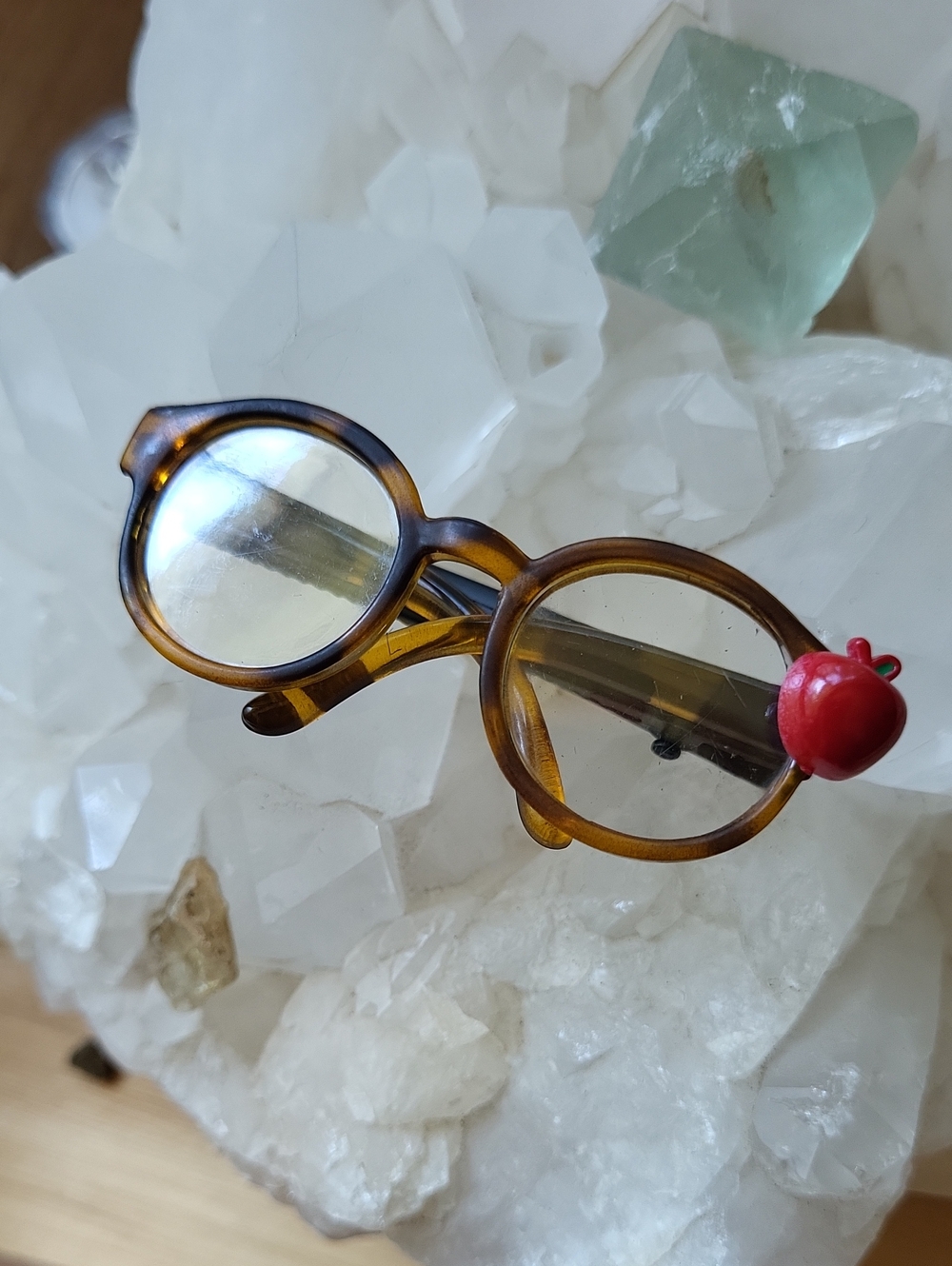 🍎 Brand New Eyeglasses & Apple Hairclip